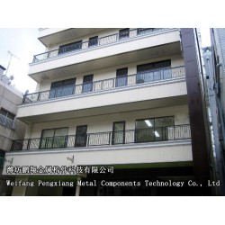 加工鋼管柵欄：新品噴涂鋁合金管圍欄盡在鵬翔金屬構件