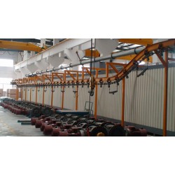 靜電噴塑機廠家直銷，防脫絲流水線報價，現貨供應酸洗線