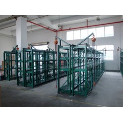 出售抽屜式模具架，標準模具架，三格四層帶天車模具架
