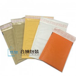 牛皮紙信封氣泡袋，歐美專用黃色牛皮紙氣泡膜物流袋