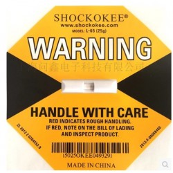上海問鑫防震標簽、上海防震標簽沖擊指示器，SHOCKOKEE
