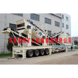 移動破碎站廠家 專業的移動破碎站駿翔礦山機械供應