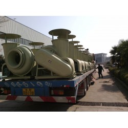 供應江蘇4-72型玻璃鋼離心式防腐風機，離心式玻璃鋼防腐風機