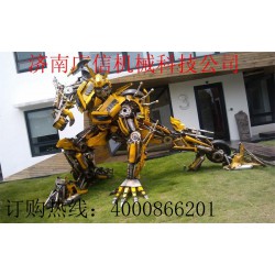 廣信機械供應具有口碑的變形金剛模型，大型變形金剛模型出租