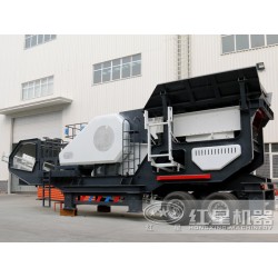 高效率、低成本—車載一體移動石料破碎機