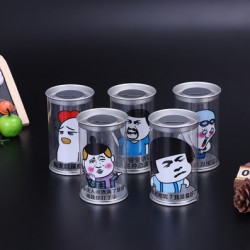 廠家直銷透明塑料食品罐 PVC環保盒子現貨 通用包裝罐可定制