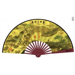折扇定制，絹布扇子廠家，扇子價格LOGO