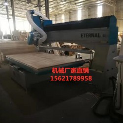 木工數控縱橫鋸邊機，全自動往復式鋸邊機，數控電子鋸邊機