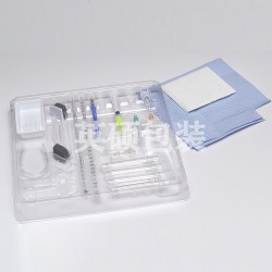供應APET吸塑包裝 醫用三類醫療器械雙層包裝PET托盤
