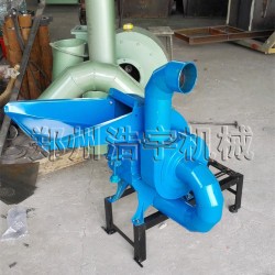 農用花生秧秸稈粉碎機小型飼料揉絲機現貨供應