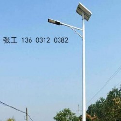 滄州縣太陽能led路燈，滄州縣農村雙臂40瓦太陽能led路燈