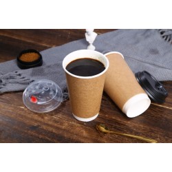 供應出口雙層紙杯，一次性咖啡杯