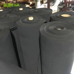 霖龍環保標準黑色EVA泡棉防水板卷材生產廠家