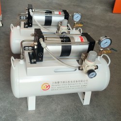 非標設計大流量氣動氣體增壓系統 6mpa氣驅氮氣增壓裝置報價